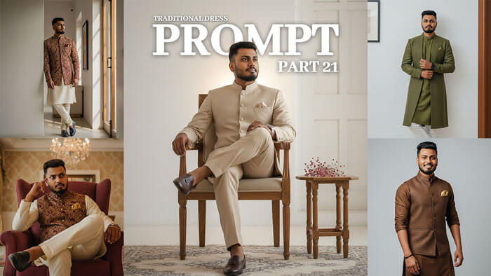 Elegant Gemini Prompts for Men Poses