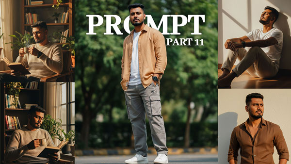 Google Gemini Prompts for Man Poses