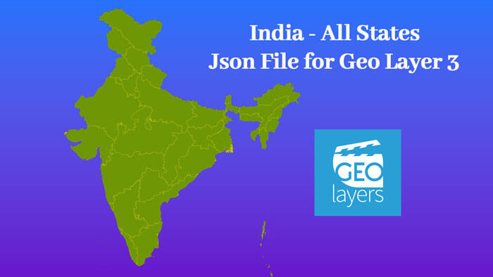 India All States Map JSON File Free Download