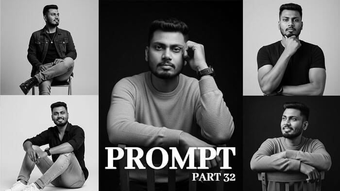 Gemini Prompts for Man Poses