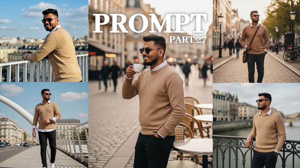 Gemini Prompts for Man Poses