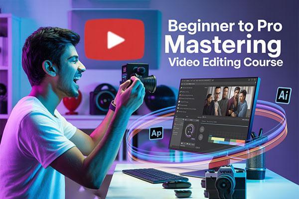 Master Video Editing: Premiere Pro, After Effects & Photoshop + AI Tools | Beginner to Pro (3-Month Live Course)