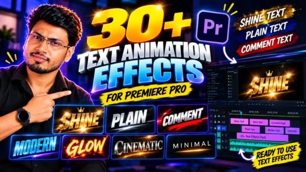 30+ Text Animation Effects for Premiere Pro – Free Text Presets