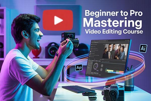 Master Video Editing: Premiere Pro, After Effects & Photoshop + AI Tools | Beginner to Pro (3-Month Live Course)